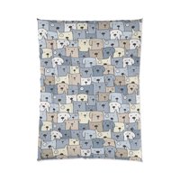 Milsleep - Juego De Edredón Con Estampado Sin Costuras Ropa De Cama