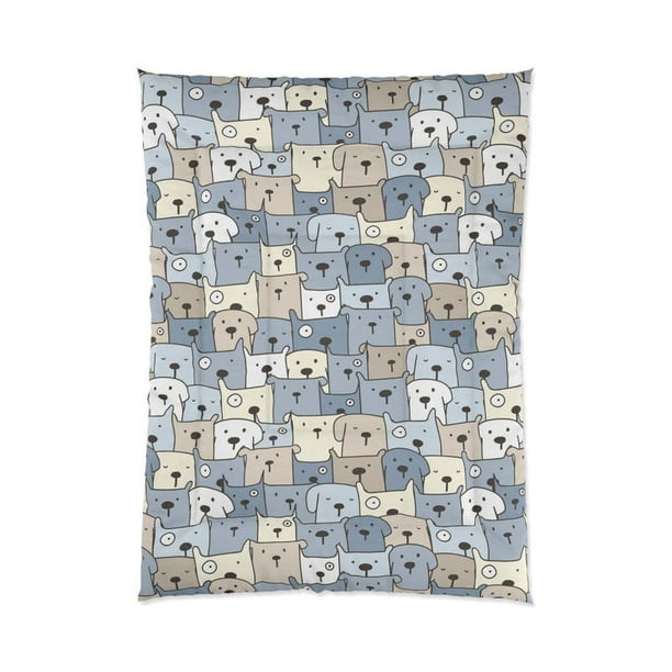 Juego de edredón con estampado sin costuras Ropa de cama