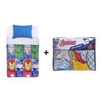 Genérico - Pack Plumon Sherpa + Juego De Sabana Anvenger