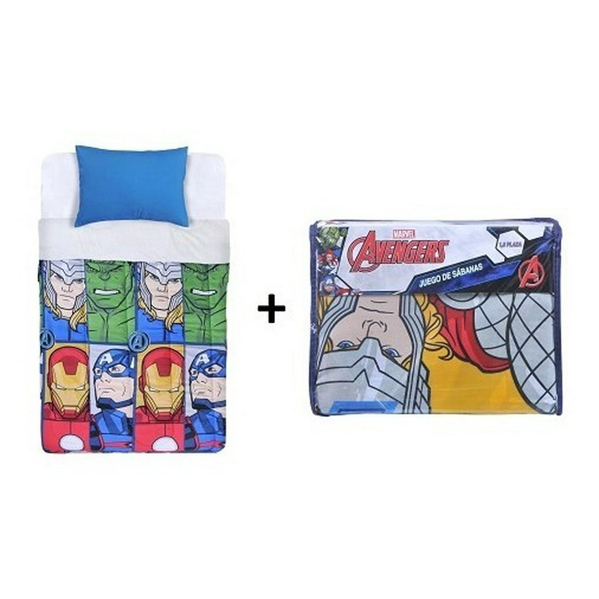 Genérico - Pack Plumon Sherpa + Juego De Sabana Anvenger