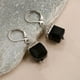 thumbnail image 1 of Shiny Zircon Stone Hoop Drop Earrings 925 Silver Plated Party Holiday Decor For Women Girls Gift 1Pair, 1 of 5