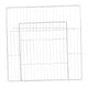 thumbnail image 1 of Jaula De La Puerta Del Corralito Para Mascotas Alambre De Metal Valla Interior Conejo Cachorro Panel Expandible Rejilla Densa Blanca, 1 of 5