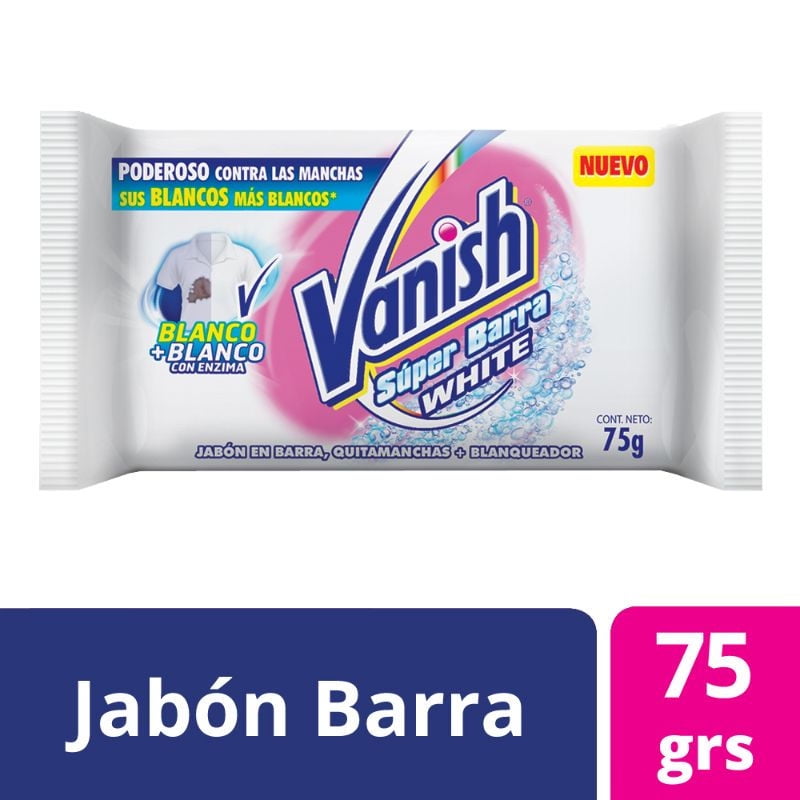 Vanish - Jabón En Barra Quitamanchas Barra Blanca Bolsa