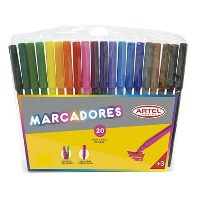 Marcadores 20 Colores  Artel