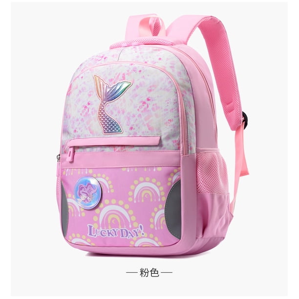 New Children's School Bag Cute Mermaid Tail Waterproof Lightweight Bookbag For Teenager Girls Primary Middle Schoolbags
