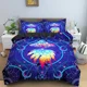 thumbnail image 1 of x1584 Bed SheetsPsychedelic Bedding Set Mushroom Duvet Cover Bedroom ed Comforter Covers With Pillowcase Home Textile /PCS 3-Piece Bedding Set (1 Duvet Cover + 2 Pillow Shams) nj1584, 1 of 5