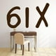 thumbnail image 2 of Decomural 6ix Band Logo WS-40923, 2 of 2