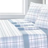 Sabana Andes Estampado 180 Hilos Escoces 105 1.5 Plaza