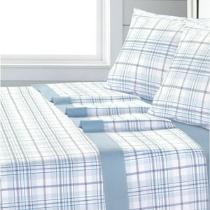Sabana Andes Estampado 180 Hilos Escoces 105 1.5 Plaza