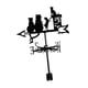 thumbnail image 3 of Veleta Con Figura De Gato, Veleta De Viento De Animales De Hierro Negro Para Vallas, Granero Y Garaje, 3 of 5