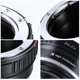 thumbnail image 4 of Adaptador de montura de objetivo K&F Concept Pentax PK a cámara Fuji FX, 4 of 7