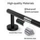 thumbnail image 3 of Toallero USHOWER negro mate, 66 cm, acero inoxidable, 3 of 9