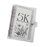 Magideal - Carpeta De Presupuesto Para Libro De Ahorro De Dinero, Sobre, 19X14Cm, Con Álbum De Almacenamiento De Pvc Impermeable, Multiusos, Suave, Resistente A 5K