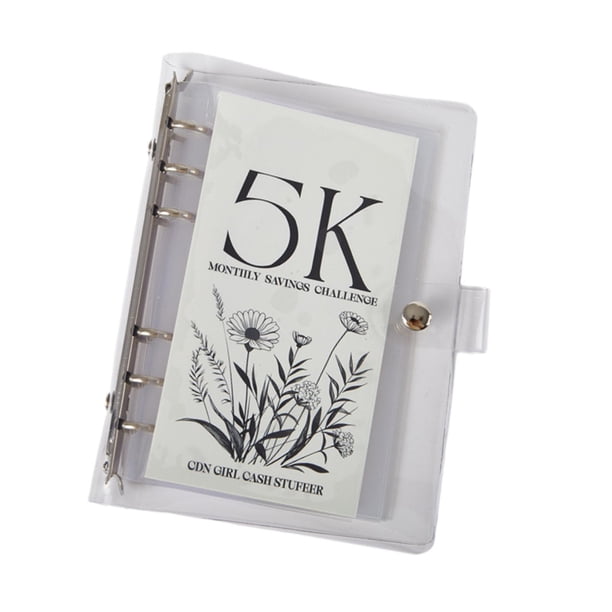 Carpeta de Presupuesto para Libro de Ahorro de Dinero, sobre, 19x14cm, con álbum de Almacenamiento de PVC Impermeable, Multiusos, Suave, Resistente a 5k