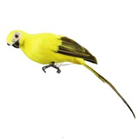 Magideal - Estatua De Loro Simulación Figura Ornamental Artificial Creativa Hecha A Mano Con Detalles Realistas Y Material De Espuma Plástica Apta Para 25X7Cm