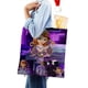thumbnail image 4 of Sofía la Primera, Princesa Bolso de tela con estampado de lienzo para mujer, bolsa de compras reutilizable y estética, con cremallera interior, regalo para mujer,38*45cm., 4 of 6