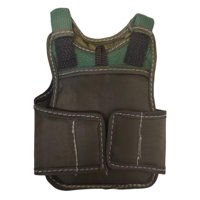 Magideal - Chaleco Para Figura Masculina A Escala 1/6, Modelo De Chaleco Para Muñeca De Acción En Miniatura, Accesorio Para Disfrazarse Para Figuras De Acción De Verde