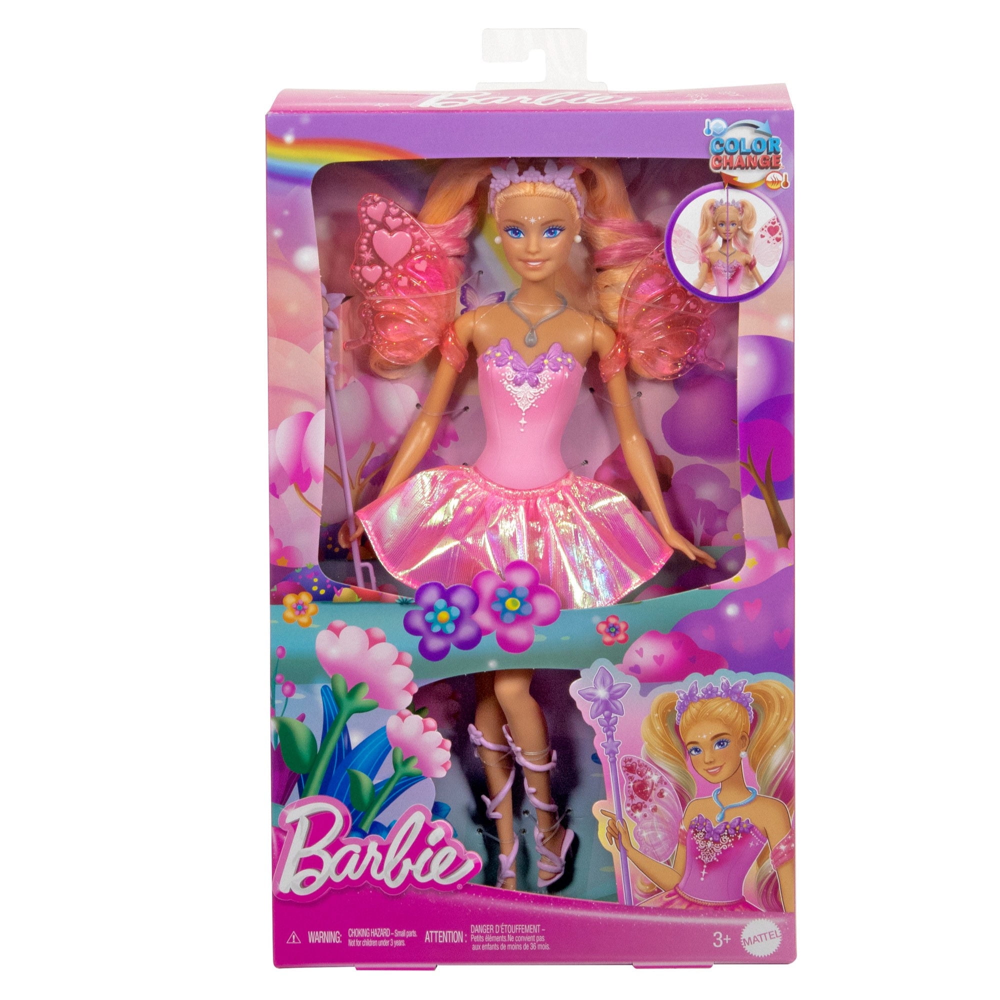 Muñeca Barbie Hada Colores Magicos
