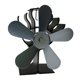 thumbnail image 5 of Mini Ventilador De Estufa Alimentado Por Calor Con Termómetro Gratis Mini 5 Aspas Gris, 5 of 5