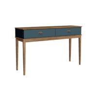 Genérico - Aparador Arrimo 2 Cajones Colonial Rústico Petróleo