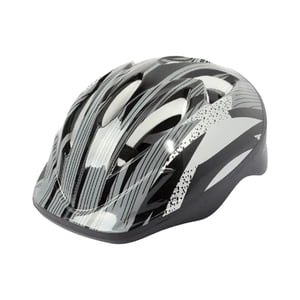 Ioensy - Casco De Bicicleta Juvenil Al Aire Libre Ligero Casco De Seguridad Para Bicicleta Casco De Bicicleta Niños Gris Negro