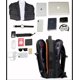 thumbnail image 3 of Mochila Cabina 48x30x25 Avión Deluxe Expandible Impermeable negro Talla única, 3 of 10