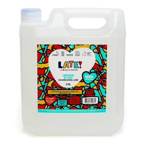 Late! - Limpiador De Piso Biodegradable 5 L