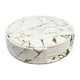 thumbnail image 2 of Posavasos De Cuero Moderno De 6 Piezas Con Soporte Para Taza, Alfombrilla Para Bebidas, Color Blanco, 2 of 3