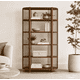 thumbnail image 1 of Biblioteca "Siete Tazas" Estantería de Madera con Barrotes - Café - 80x35x180 cm, 1 of 3