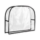 thumbnail image 3 of Funda trasera para silla, silla de peluquería transparente impermeable, silla de peluquería profesional para centro de belleza, salón de SPA, barbería Negro Redondo S, 3 of 5