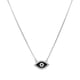 thumbnail image 1 of Collar Ojo Turco Esmaltado Plata Fina Ley 925 45cm con Circones, 1 of 3