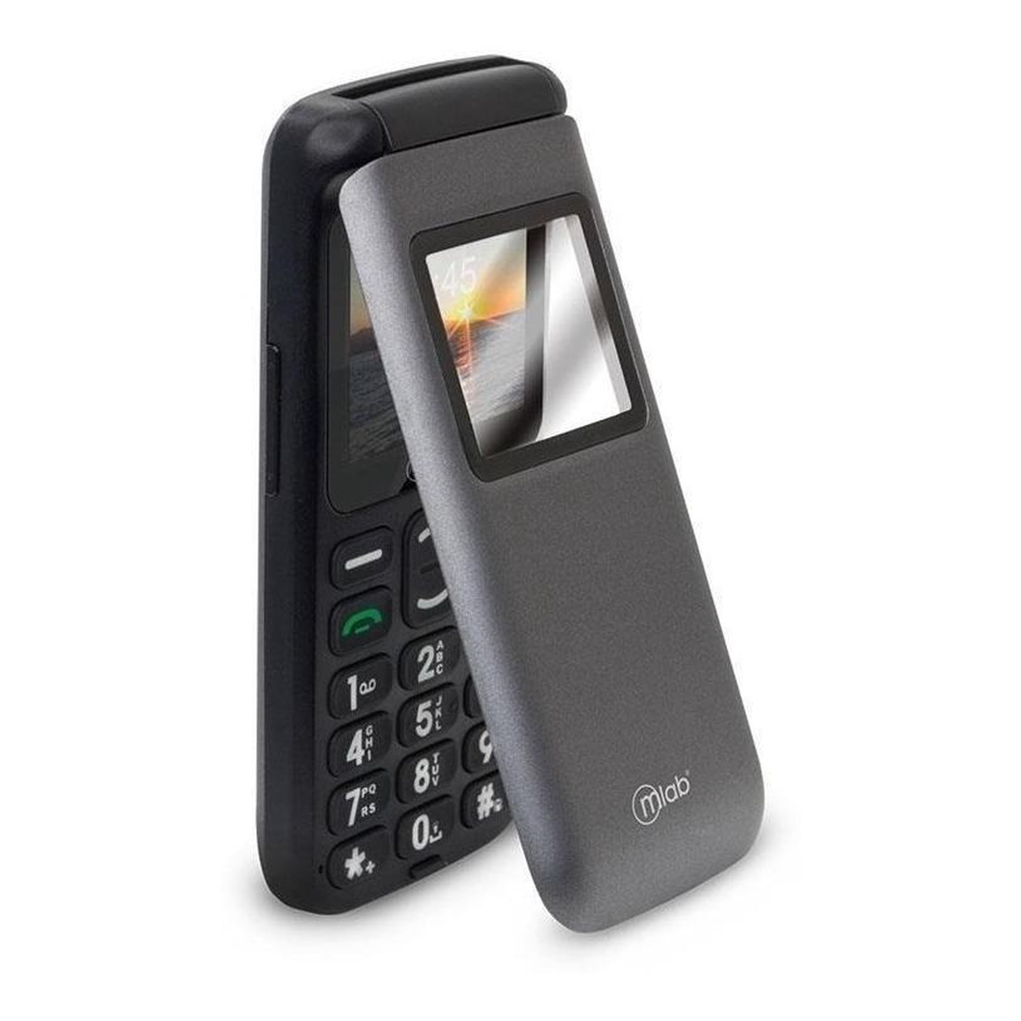 Mlab Sos Senior Phone Shell 3g (1.8 ) Dual Sím Negro 128 Mb Ram