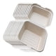 thumbnail image 5 of Contenedores De Comida Para Llevar Compostables Clamshell Para Llevar Contenedores Beige 10pcs, 5 of 5
