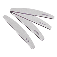 Genérico - Pack 3 Limas 100/180 Uñas Manicure Pedicure