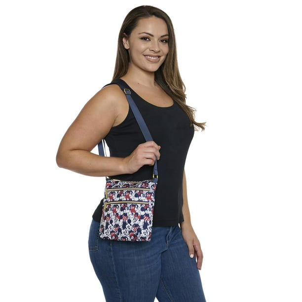 Bandolera, Mochila Moderna Para Mujer, Color: Negro, Diseño De Tela De Talla Unica