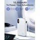 thumbnail image 5 of Cargador portátil RORRY de 10000 mAh con cables integrados, blanco, 5 of 8