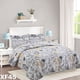 thumbnail image 1 of Cubrecama Quilt Verano 2 Plazas - Gris Hojas Doradas XF45, 1 of 2