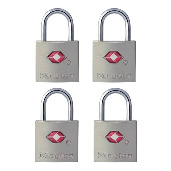 Candado de equipaje Master Lock 4683Q Llave de acero aprobada por la TSA
