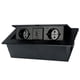 thumbnail image 2 of Caja De Conexión De Toma De Mesa Empotrada Caja De Alimentación De CA Toma De Corriente Eléctrica Negra, 2 of 5