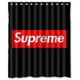 thumbnail image 1 of Cortina de ducha para baño con ganchos "I am Supreme", tamaño 60 x 72 pulgadas, 1 of 3