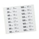 thumbnail image 3 of Etiquetas De Pila De Pesas, Pegatinas De Números De Peso De 20 A 195 Libras Para Entrenadores De Resistencia, 3 of 3