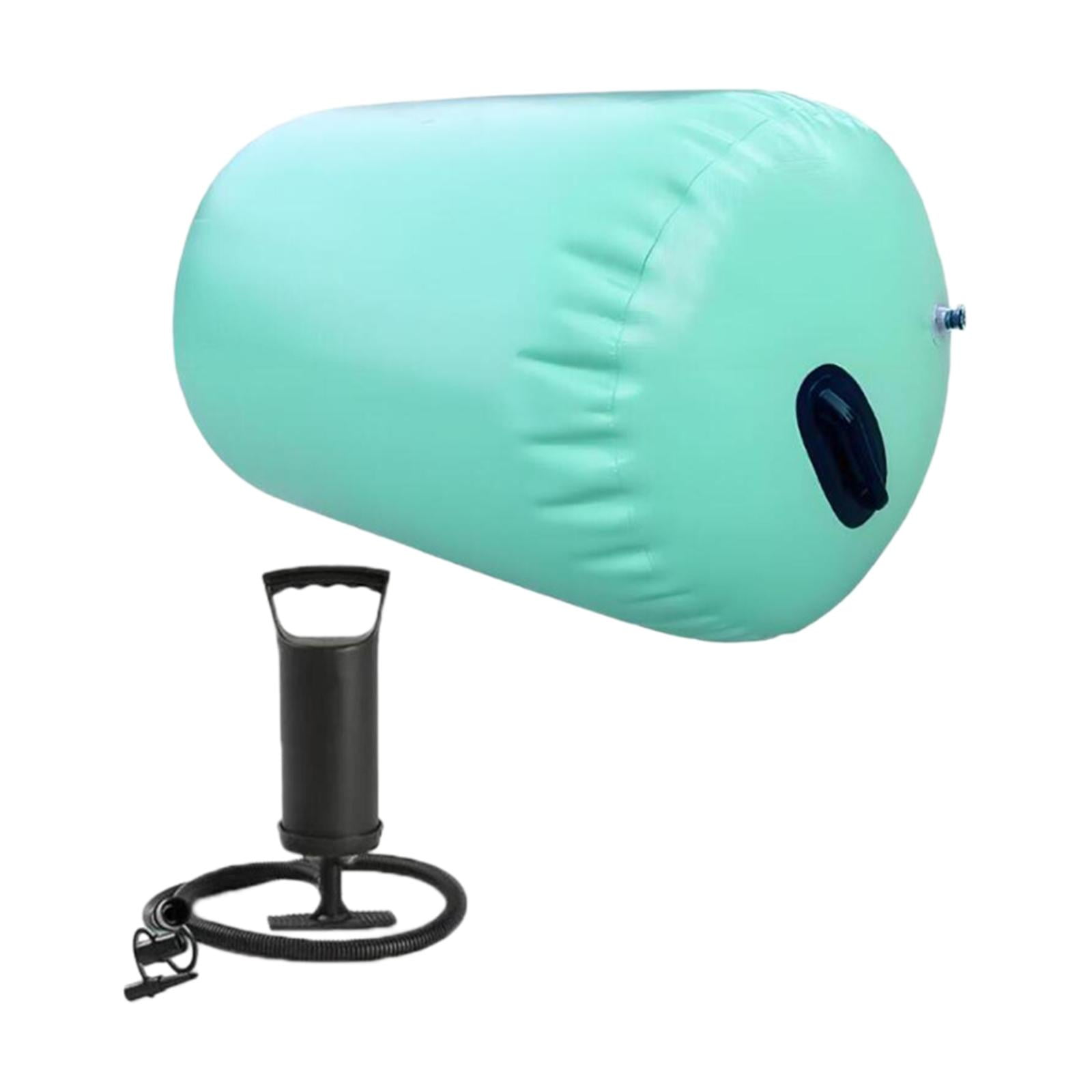 Magideal - Colchoneta De Gimnasia, Rodillo De Aire Inflable Para Entrenamiento De Volteretas Hacia Atrás, Barril De Tumbling Inflable, Cilindro De Pvc, Equipo De 50 Cm X 70 Cm