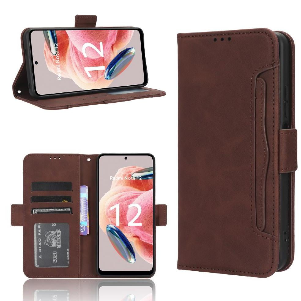 Funda Tipo Billetera Foxdock Para Xiaomi Redmi Note 12 4g – Tapa Flip Con Tarjetero