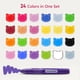 thumbnail image 5 of Crayones SYNCFUN giratorios, sedosos y lavables, 24 piezas, para niños de 3+ años, 5 of 9