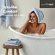 thumbnail image 5 of Juego de toallas de baño Madison Park, 800 g/m², 100% algodón, azul claro, 8 piezas, 5 of 9