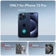 thumbnail image 2 of Funda de teléfono ESR Air Armor Series para iPhone 15 Pro - Transparente, 2 of 7