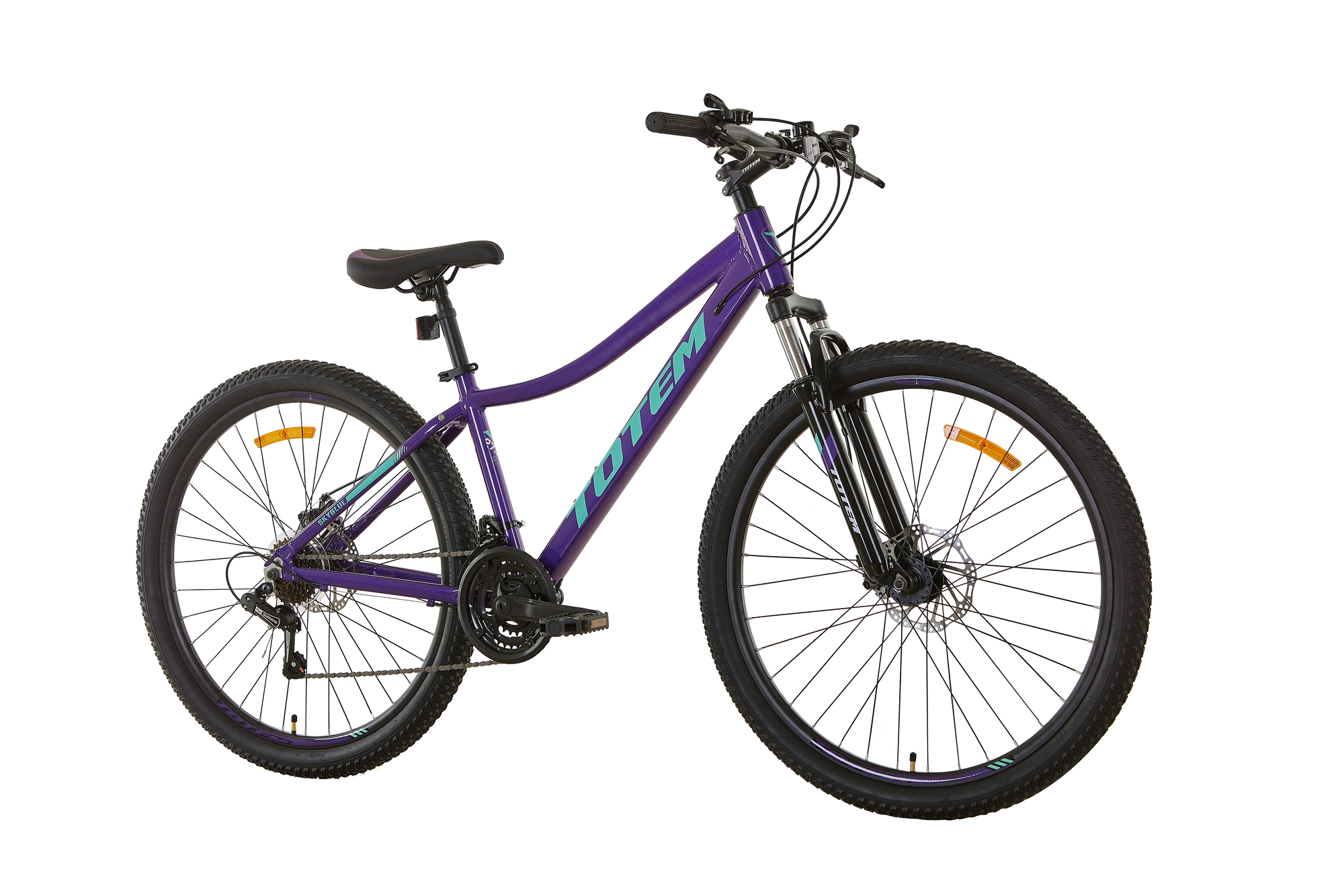 Bicicleta Totem Mtb Aro 27.5*17 Skyblue Color Morado