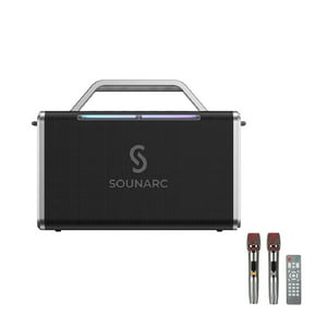 Sounarc K2 Parlante Para Karaoke Bluetooth 200W Ipx6 24000Mah Rgb 2 Microfonos