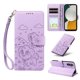 thumbnail image 1 of Funda Cartera para Samsung Galaxy A34 5G Perro Cachorro Grabado con Tarjetas Soporte Correa Morado, 1 of 6