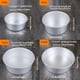 thumbnail image 2 of 1pc 4/6inch Cake Pan Removable Bottom Aluminum Alloy Die Round Pattern Dish Pudding Mold Bakeware Baking Tools, 2 of 4
